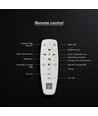 48W LED design plafondlamp - Ø45cm, 3-in-1 CCT, dimbaar, wit, incl. afstandsbediening