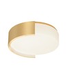 V-Tac 63W LED plafondlamp, Ø55cm - 3-in-1 CCT, dimbaar, goud, incl. afstandsbediening