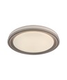 V-Tac 30W/60W/30W LED plafondlamp met afstandsbediening - 3-in-1 CCT, dimbaar, bruine rand, incl. lichtbron