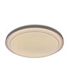 V-Tac 30W/60W/30W Designer plafondlamp - CCT, dimbaar, bruine rand, incl. afstandsbediening