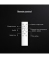 V-Tac 30W/60W/30W Designer plafondlamp - CCT, dimbaar, bruine rand, incl. afstandsbediening