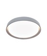 V-Tac 30W/60W/30W Designer plafondlamp met afstandsbediening - 3-in-1 CCT, dimbaar, donkerbruine rand, Ø43cm