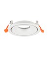 GU10 inbouwspot - Rond, wit, aluminium, zonder lichtbron