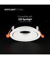 GU10 inbouwspot - Rond, wit, aluminium, zonder lichtbron