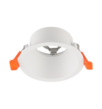 GU10 inbouwspot, anti-verblinding - Rond, wit, Deep Anti Glare, zonder lichtbron