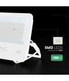 100W LED breedstraler - 135lm/W, IP65, witte behuizing, 6 jaar garantie, CREE chip