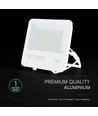 100W LED breedstraler - 135lm/W, IP65, witte behuizing, 6 jaar garantie, CREE chip