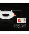 GU10 inbouwspot - Rond, wit, aluminium, IP44, zonder lichtbron