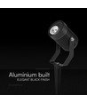 GU10 Tuinspot met grondpen - Zwart, aluminium, IP65 buiten, zonder lichtbron