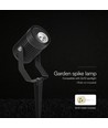 GU10 Tuinspot met grondpen - Zwart, aluminium, IP65 buiten, zonder lichtbron