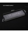 100W / 12V DC voeding - 8.3A, IP67 waterdicht