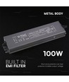 100W / 12V DC voeding - 8.3A, IP67 waterdicht