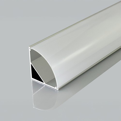 2m hoekprofiel in zilver voor LED-strips - Incl. afdekking