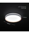 V-Tac 60W Designer plafondlamp met afstandsbediening - 3-in-1 CCT, dimbaar, houtafwerking