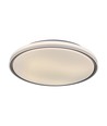 60W LED design plafondlamp met afstandsbediening - 3-in-1 CCT, dimbaar, zwarte ring, incl. lichtbron