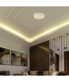 60W LED design plafondlamp met afstandsbediening - 3-in-1 CCT, dimbaar, zwarte ring, incl. lichtbron