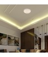V-Tac 30W/60W/30W Designer plafondlamp met afstandsbediening - 3-in-1, dimbaar, bruine ring, incl. lichtbron
