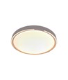 V-Tac LED Plafondlamp met Afstandsbediening - 30W/60W, 3-in-1 CCT, Dimbaar, Houtlook Design