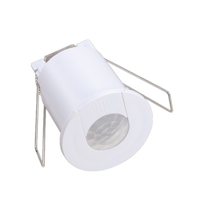 Compacte infrarood bewegingssensor - Wit, IP20, max. 400W LED
