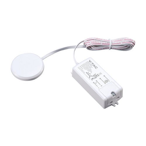 V-Tac infrarood touch sensor, wit - Max 600W LED, ingebouwde touch-functie, werkt door tafelblad