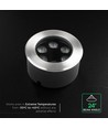 V-Tac 6W LED grondspot - IP67, 4000K, zilveren behuizing, incl. lichtbron