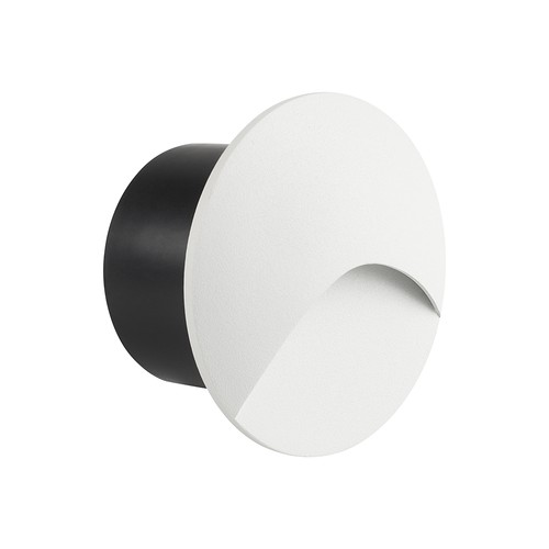 3W LED inbouwspot voor trappen - Rond, wit, IP65, 3000K
