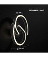 22W LED design wandlamp - 30x11cm, 4000K, zwart, incl. lichtbron