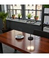 V-Tac 25W LED design tafellamp - 4000K, mat zwart, decoratief