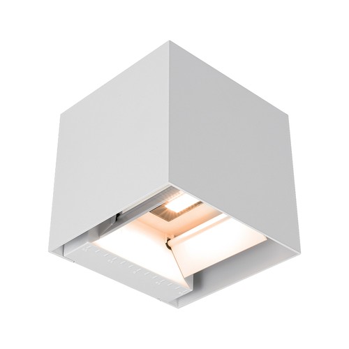 V-Tac 9W Solara wandlamp met sensor - IP65, wit, 3-in-1 CCT, zonne-energie