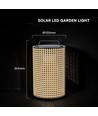 V-Tac 1,2W solar tuinlamp - IP65, 2800K, dimbaar, warm wit