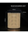 V-Tac 1,2W LED solar tuinlamp - IP65, 2800K, dimbaar, warm wit