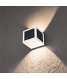 V-Tac 9W LED wandlamp op zonne-energie met sensor - CCT, IP65, witte behuizing, PIR sensor