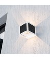 V-Tac 9W LED wandlamp op zonne-energie met sensor - CCT, IP65, witte behuizing, PIR sensor
