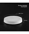 6W Ø12cm LED Opbouwpaneel - CCT, Backlit, CREE Chip, 6 Jaar Garantie, Rond