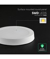 6W Ø12cm LED Opbouwpaneel - CCT, Backlit, CREE Chip, 6 Jaar Garantie, Rond