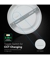 6W Ø12cm LED Opbouwpaneel - CCT, Backlit, CREE Chip, 6 Jaar Garantie, Rond