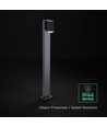 V-Tac 50cm GU10 tuinlamp - IP44, zwart, zonder lichtbron