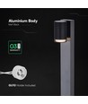 V-Tac 50cm GU10 tuinlamp - IP44, zwart, zonder lichtbron