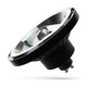 GU10 12W zwarte LED spot - AR111