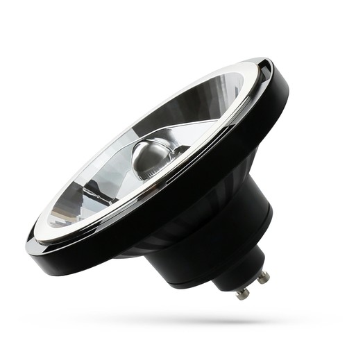 GU10 12W zwarte LED spot - AR111