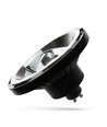 GU10 12W zwarte LED spot - AR111