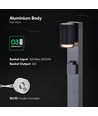 V-Tac 80cm GU10 tuinlamp staand - IP44, zwart, exclusief lichtbron