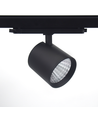LEDlife 30W zwarte DALI spanningsrail spot - RA 90, 38 graden, 3-fasen