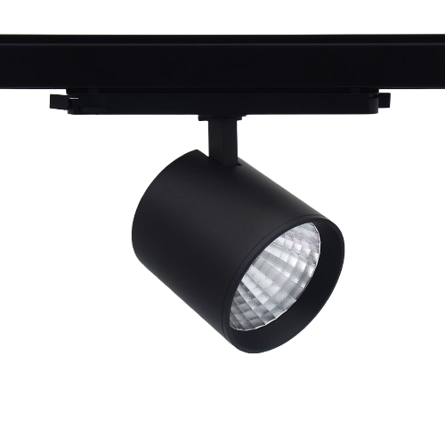 LEDlife 30W zwarte DALI spanningsrail spot - RA 90, 38 graden, 3-fasen