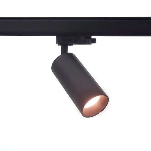 10W 3-fase RA97 spanningsrail spot - Dimbaar, 110lm/W, zwart