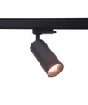 10W 3-fase RA97 spanningsrail spot - Dimbaar, 110lm/W, zwart