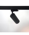 10W 3-fase RA97 spanningsrail spot - Dimbaar, 110lm/W, zwart