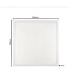60x60 LED paneel, 30W - Hoogte:8mm, RA90, DALI / push dimbaar, UGR19, witte rand