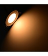 6 st. 12V downlight - 2,5W, rond, incl. gatenzaag en quick connector, voor boot etc.