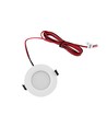 6 st. 12V downlight - 2,5W, rond, incl. gatenzaag en quick connector, voor boot etc.